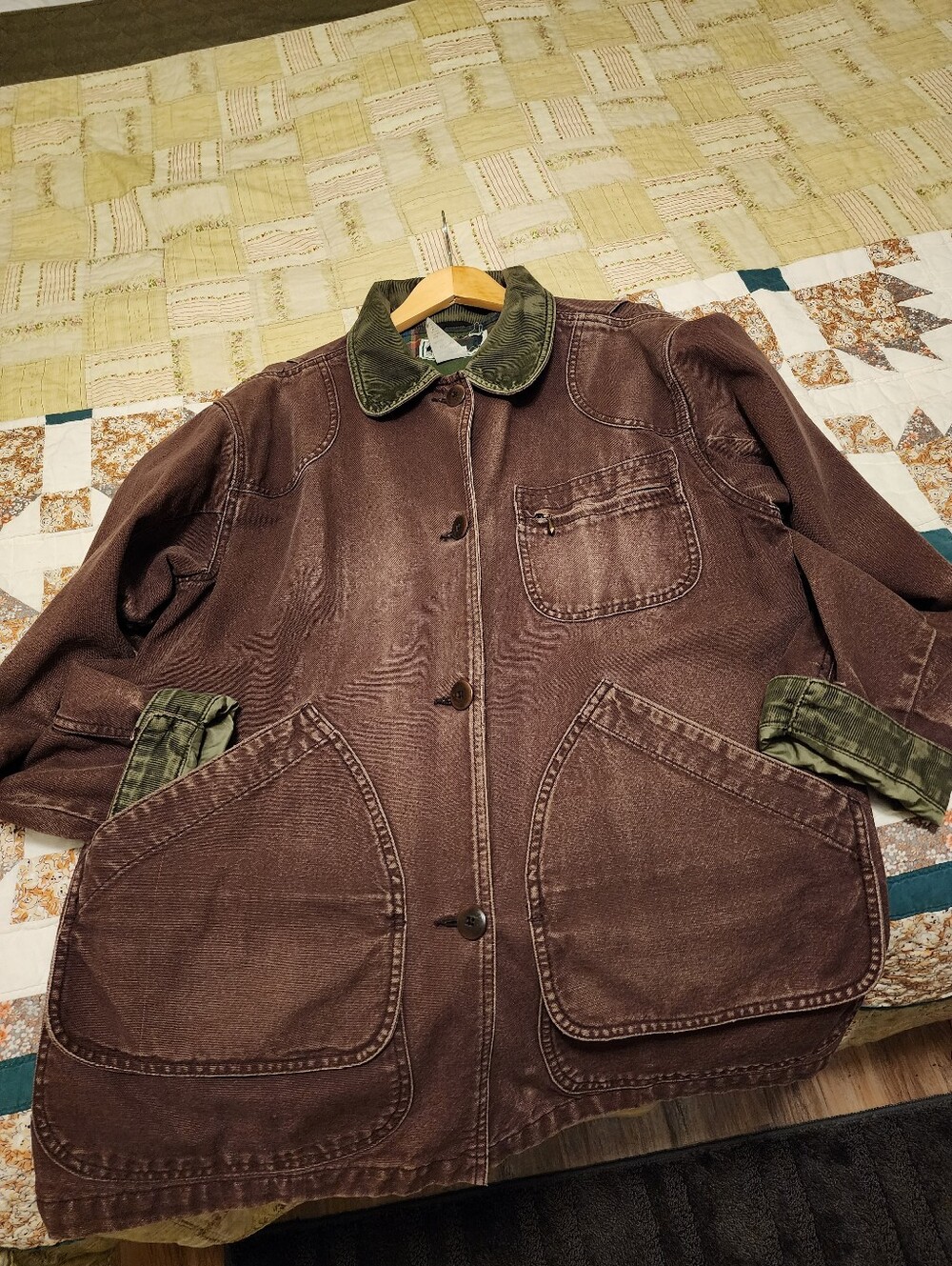 Vintage L.L.Bean 90's brown chore coat medium - Picture 13 of 13
